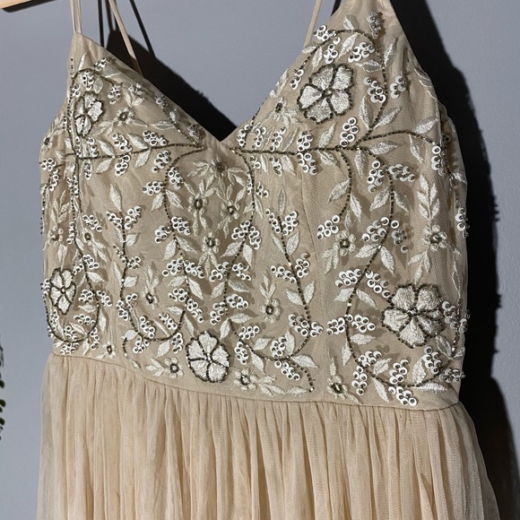 New BHLDN Elowen Dress Champagne